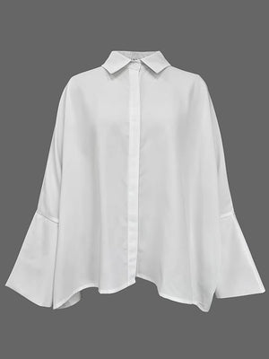 Casual Long Sleeve Commuter Blouse