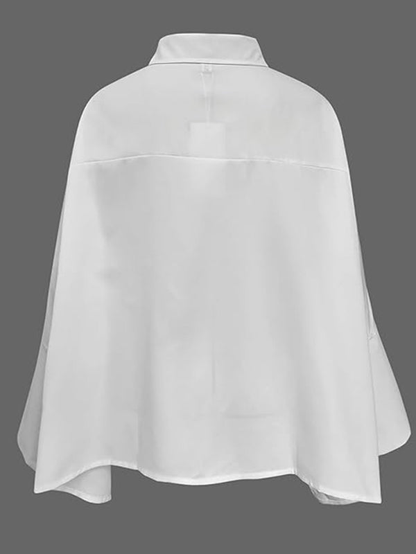 Casual Long Sleeve Commuter Blouse