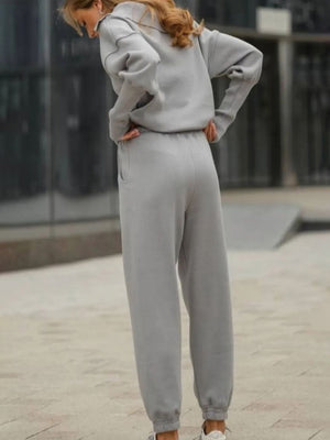 Casual Lounge Hoodie Set