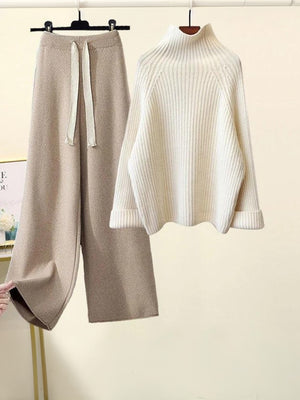 Chic Baggy Long Sleeve Two-Piece Set