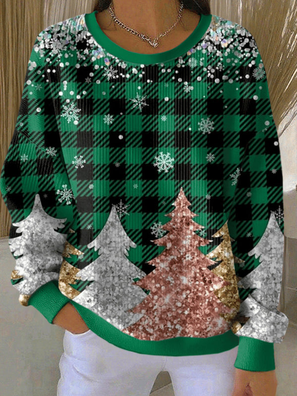 Chic Christmas Casual Sweatshirt