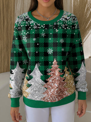 Chic Christmas Casual Sweatshirt