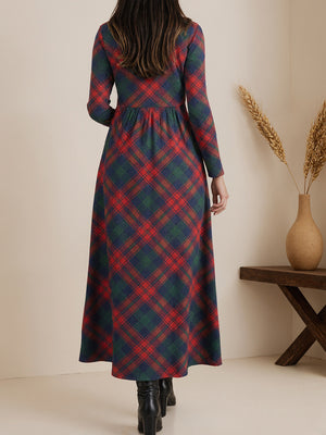Classic Check Maxi Dress