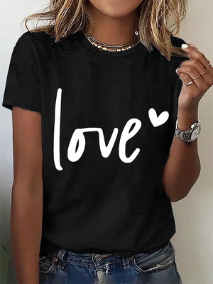 Comfy Print Short Sleeve Top