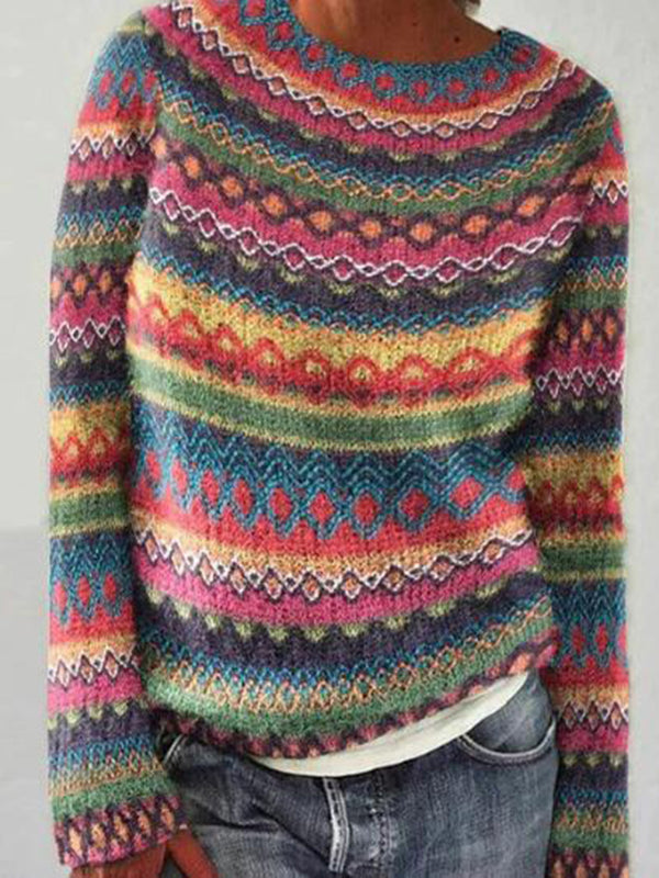 Contemporary Color-Block Sweater