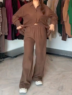 Corduroy Two-Piece Set