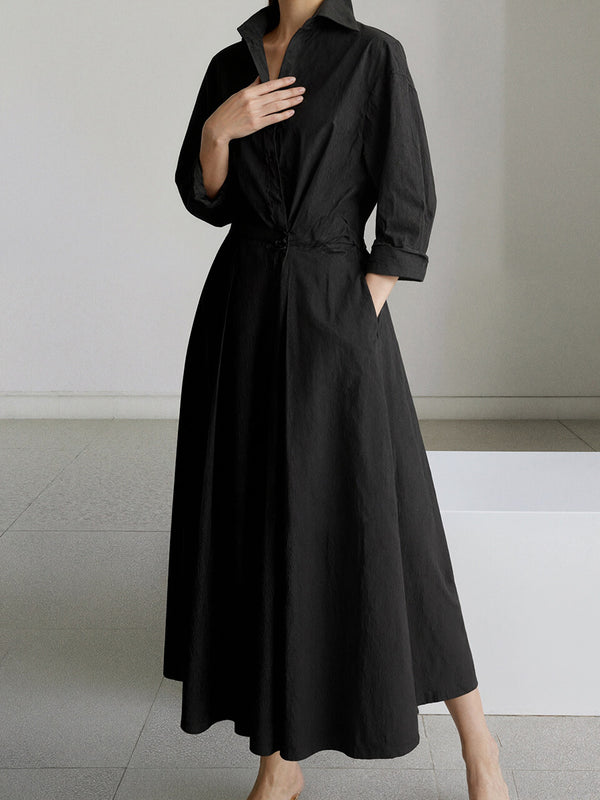 Effortless Elegance V-Neck Essential Dress
