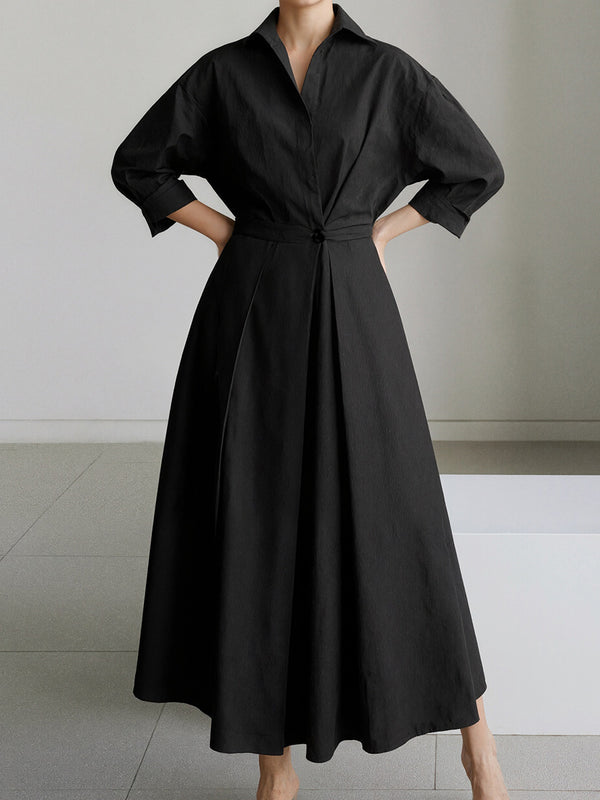 Effortless Elegance V-Neck Essential Dress