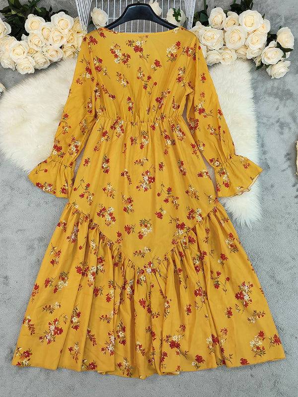 Elegant Floral Maxi Dress