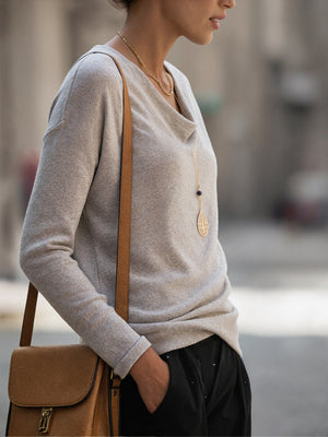 Essential Grey Long Sleeve Top