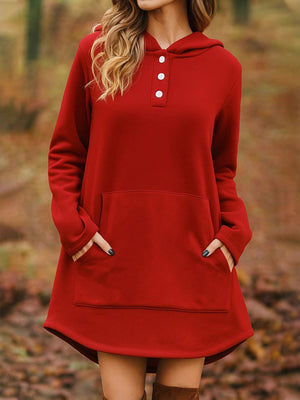 Fashion Solid Color Hoodie