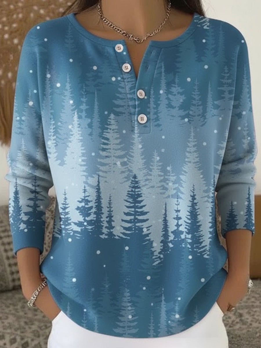 Festive Casual Christmas Tops