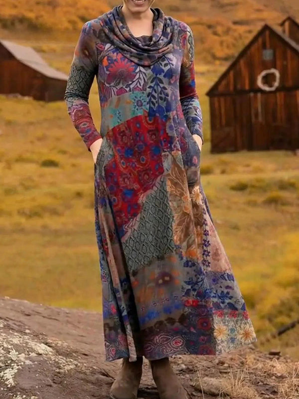 Floral Print Maxi Dress