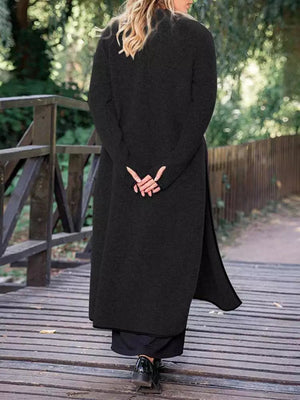 Minimalist Knit-Edge Casual Dress