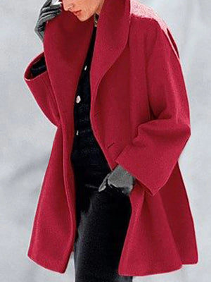 Multi-color Oversized Hooded Coat