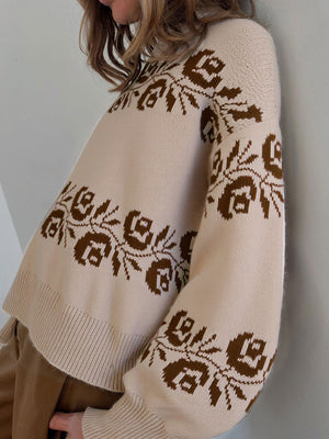 Soft Embroidered Sweater