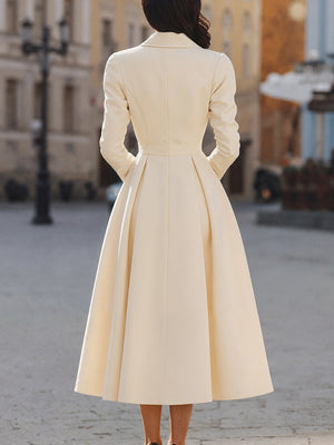 Sophisticated Waist-Defined Midi Dress