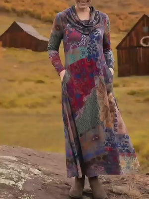 Floral Print Maxi Dress